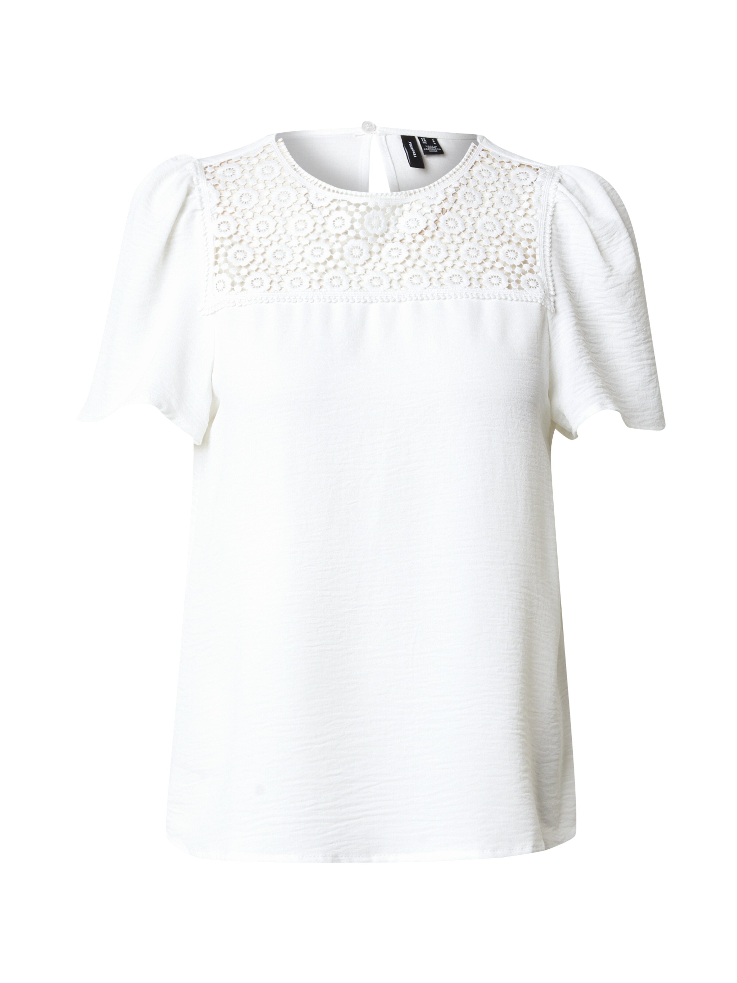 VERO MODA Pluus 'VMALVA', värv valge: eest vaates