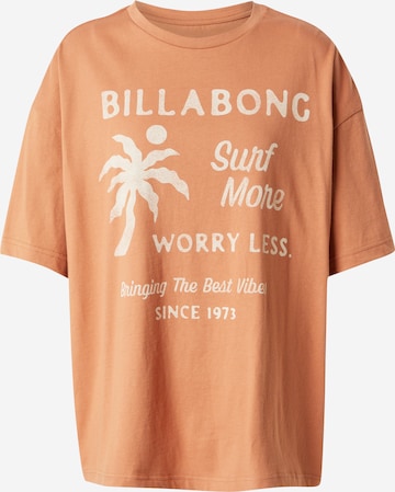 BILLABONG Paita 'JUMPS IN WATER' värissä ruskea: etupuoli