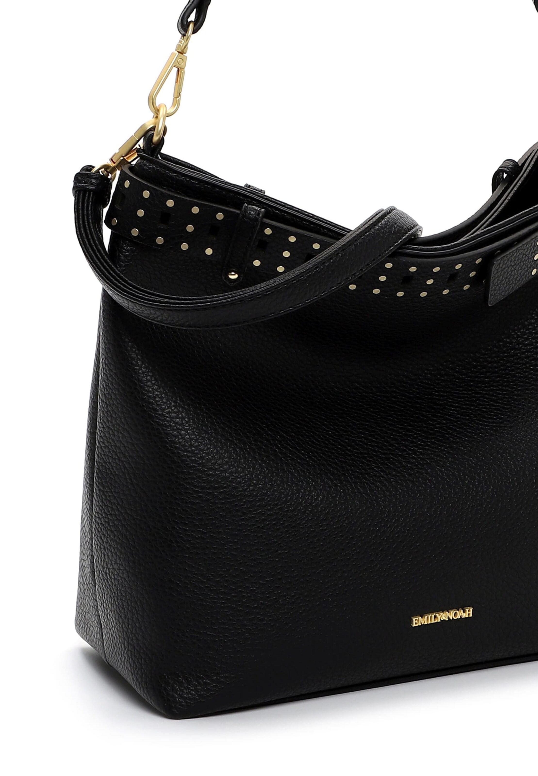 Borsa a spalla 'Justine' di Emily & Noah in nero