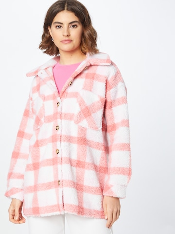 Missguided Демисезонная куртка в Ярко-розовый: спереди