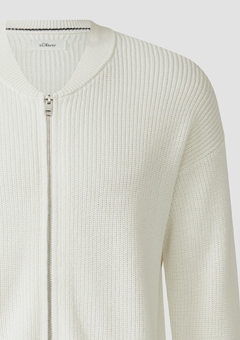 s.Oliver Gebreid vest in Wit