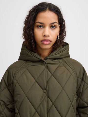 ICHI Between-seasons coat 'Hansa' in Green