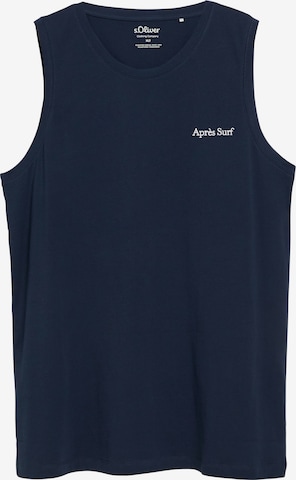 s.Oliver Shirt in Blauw: voorkant