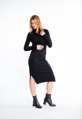 DreiMaster Klassik Knit dress in Black