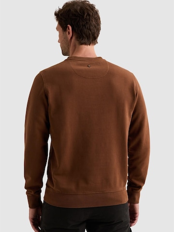 Sweat-shirt 'Sweatshirt with garment-dye wash and chest logo' PME Legend en marron