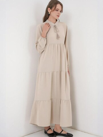 Bigdart Dress in Beige
