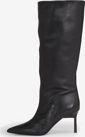 Bottes Calvin Klein en noir : devant