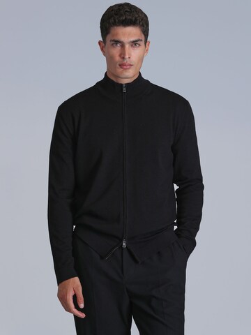 Vestes en maille Lufian en noir : devant