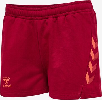 Regular Pantalon de sport Hummel en rouge