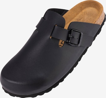 Palado Mules 'Kiel' in Black: front