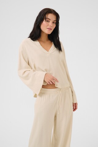 My Essential Wardrobe Blouse 'Dias' in Beige: voorkant
