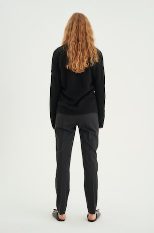 InWear Regular Suorat housut 'Kinsa' värissä musta