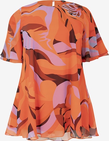 Yoek Blouse in Orange: front