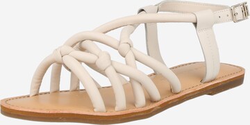 TOMMY HILFIGER Sandalen met riem in Wit: voorkant