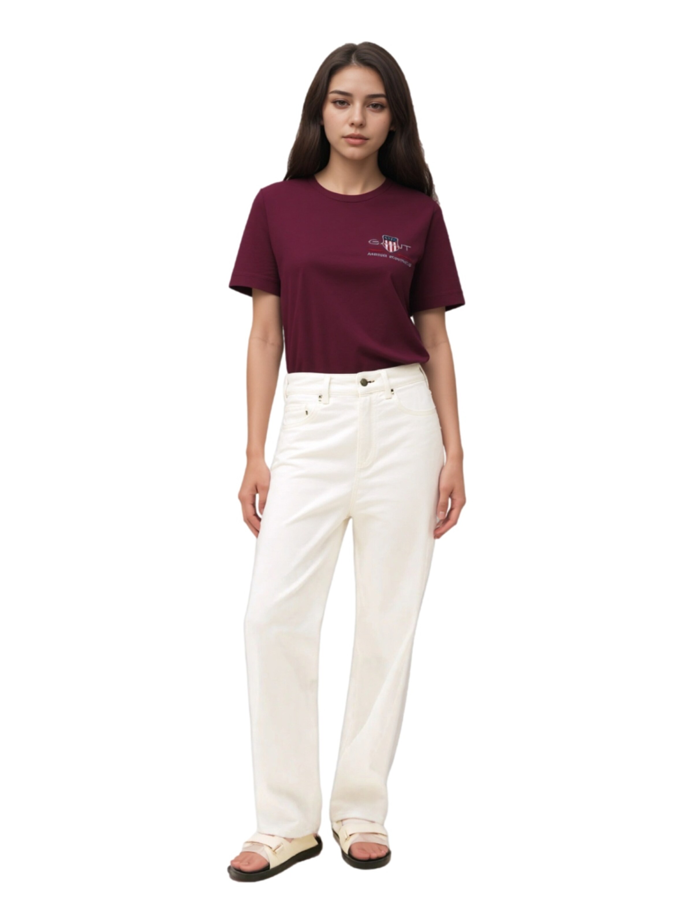 GANT - Camiseta en rojo