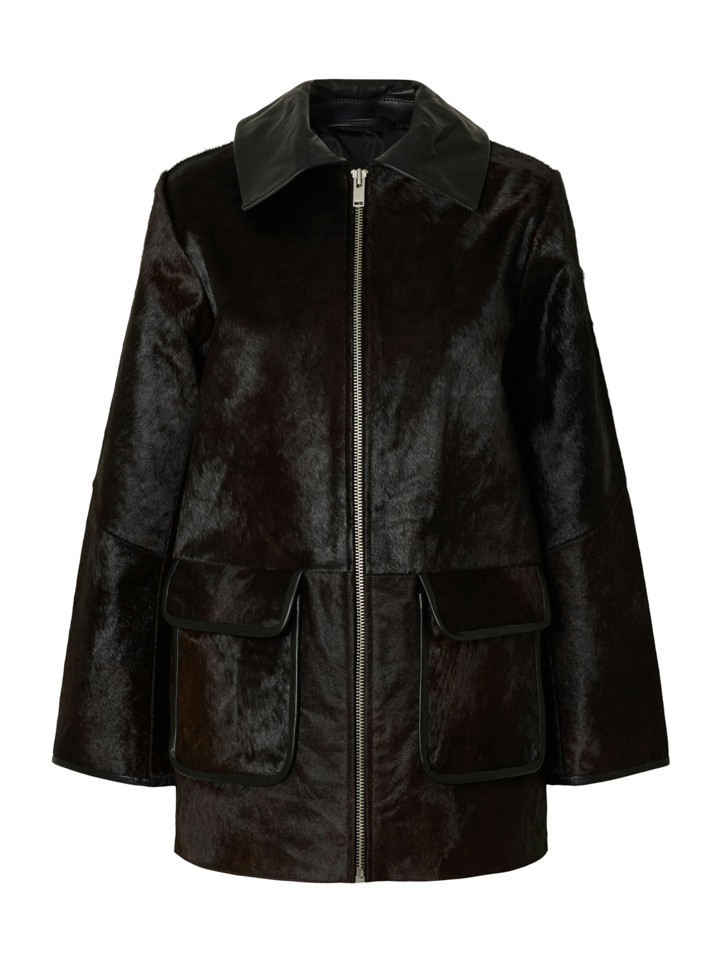 sötét barna / fekete SELECTED Átmeneti dzseki 'SLFKarla', Termék nézet