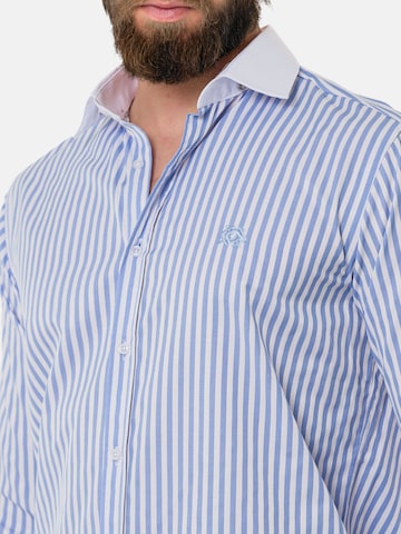 CIPO & BAXX Slim Fit Hemd 'CH192' in Blau