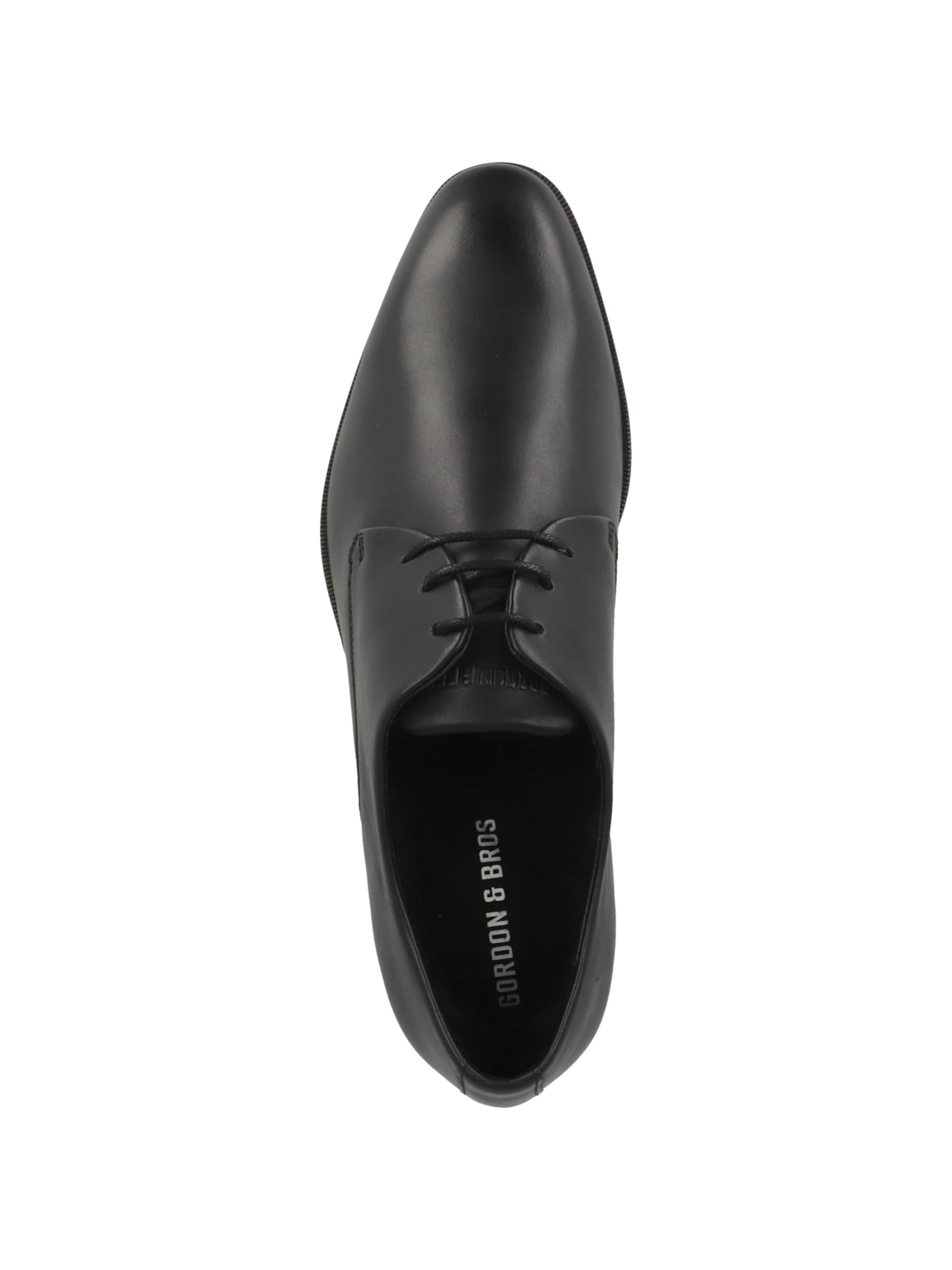 Pantofi cu șireturi 'Mirco' de la Gordon & Bros pe negru
