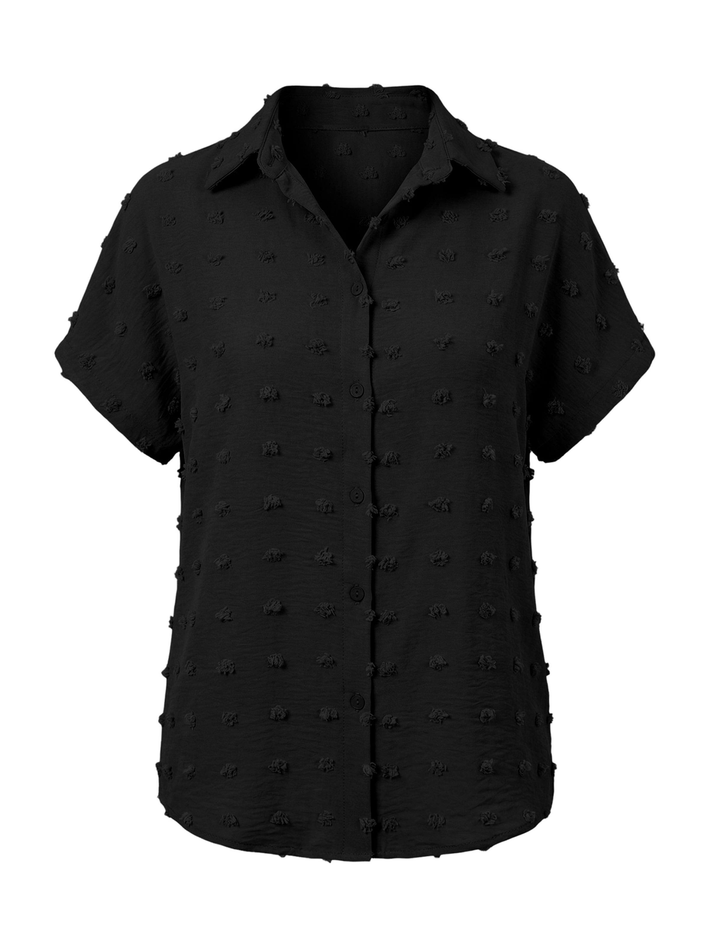 Camicia da donna di Imily Bela in nero: frontale