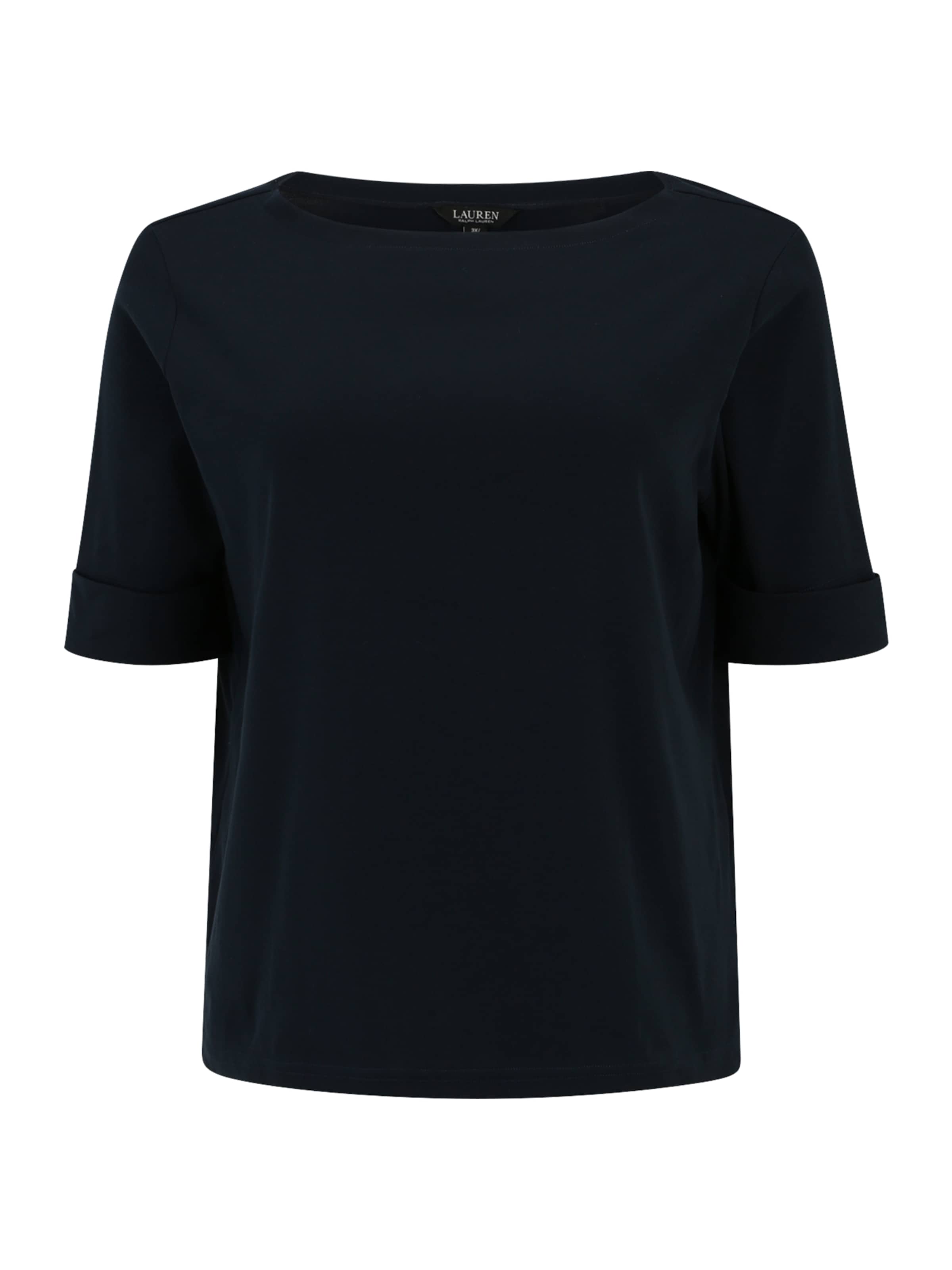 Lauren Ralph Lauren Plus Shirt in Blauw: voorkant