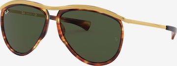 Lunettes de soleil '0RB2219' Ray-Ban en marron : devant