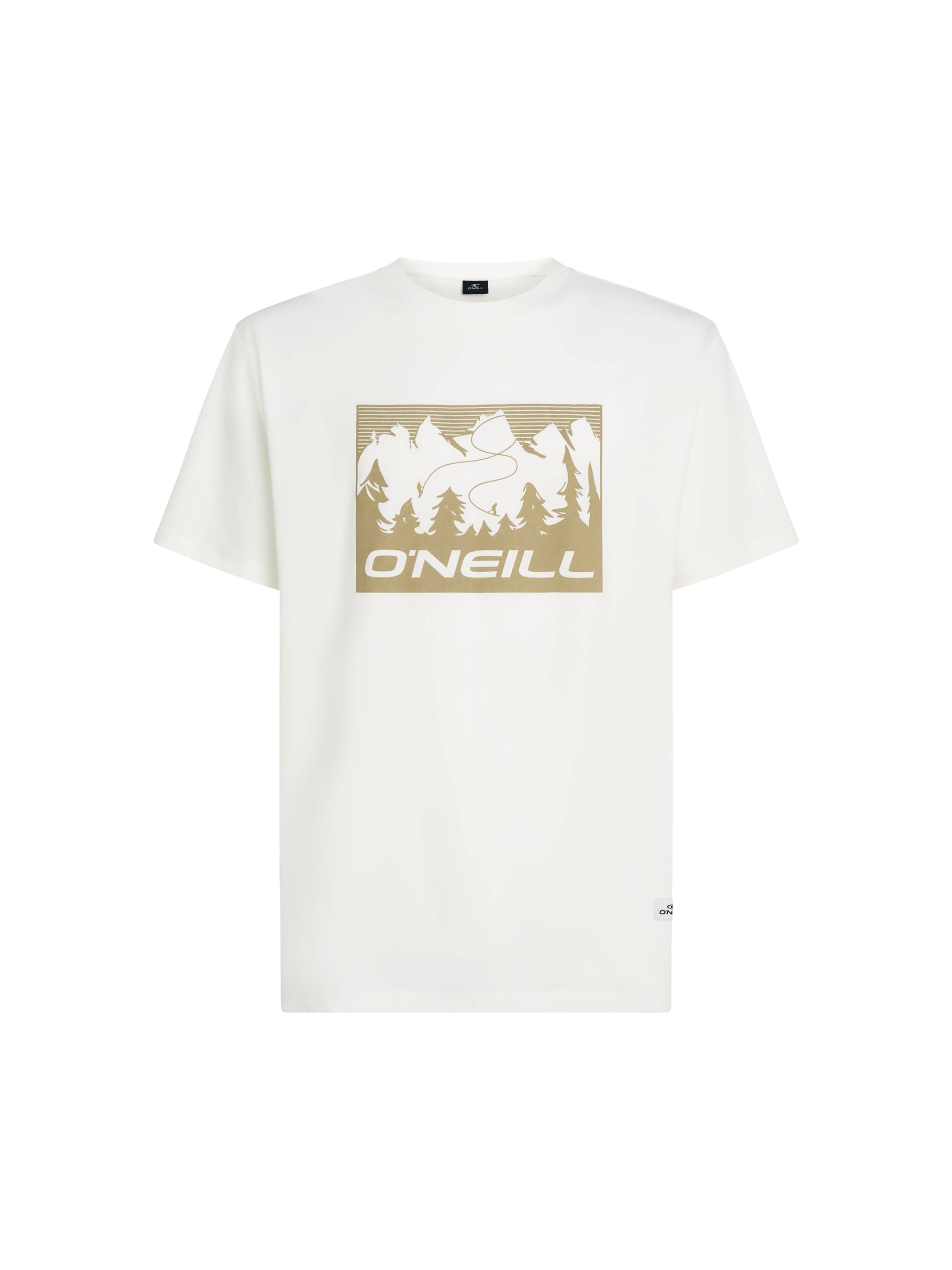 O'NEILL T-Shirt in L in beige / weiß, Produktansicht