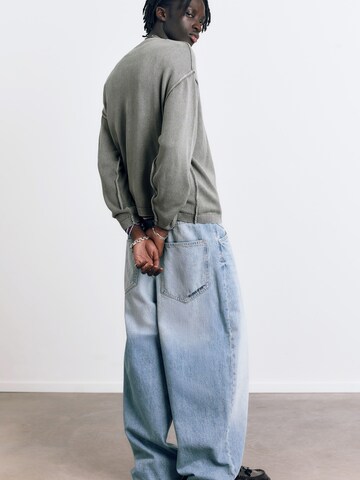 Pull-over 'STWD' Pull&Bear en gris