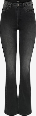 Only PetiteFlared/zvonoliki kroj Traperice 'ONLMADE' - crna boja: prednji dio