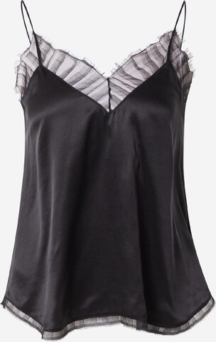 IRO Top 'BERWYN' in Black: front