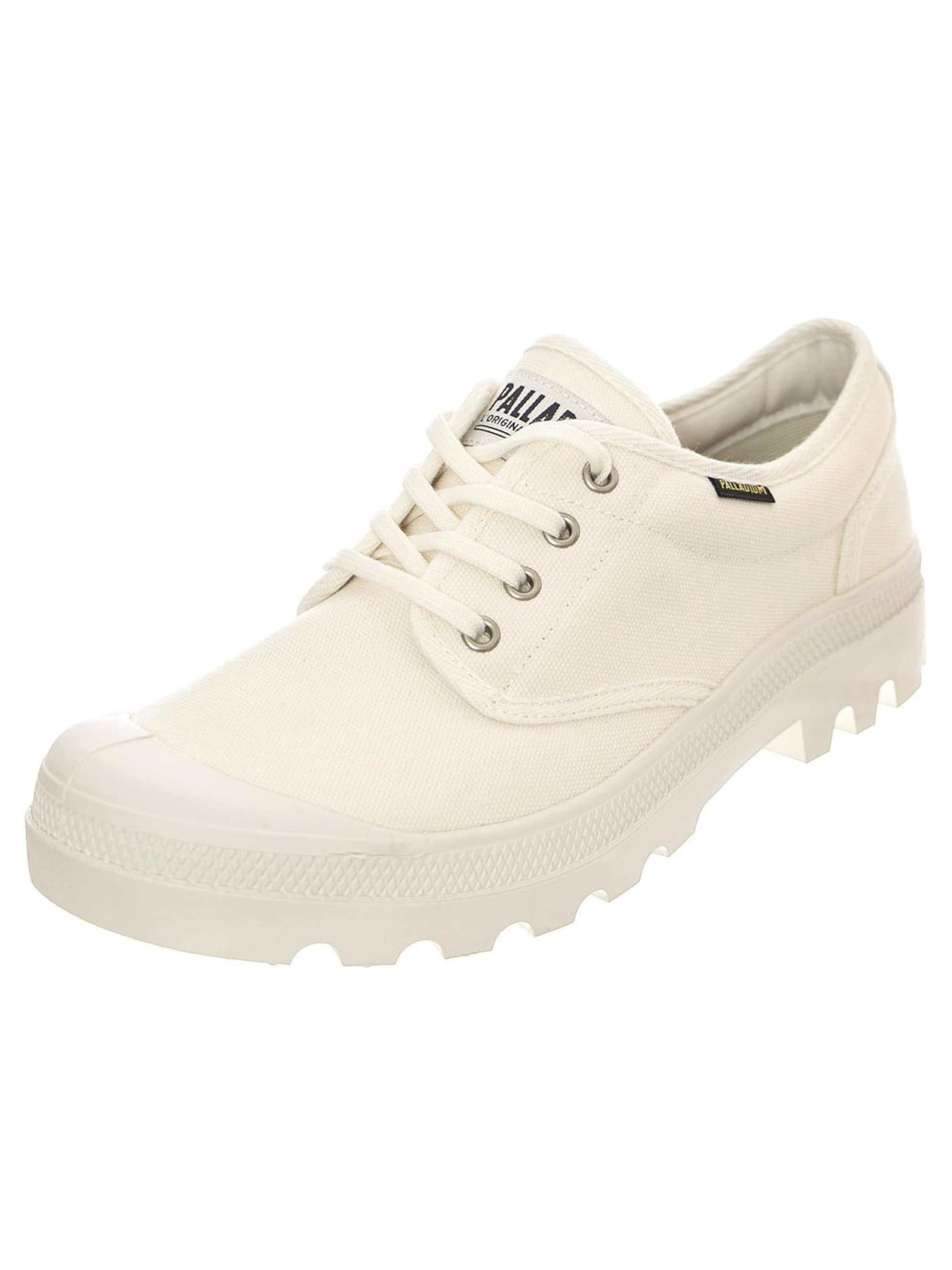 Palladium Lace-Up Shoes 'M' Pallabrousse White Shoes' in White: front