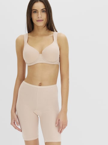 bonprix T-shirt BH in Beige: voorkant
