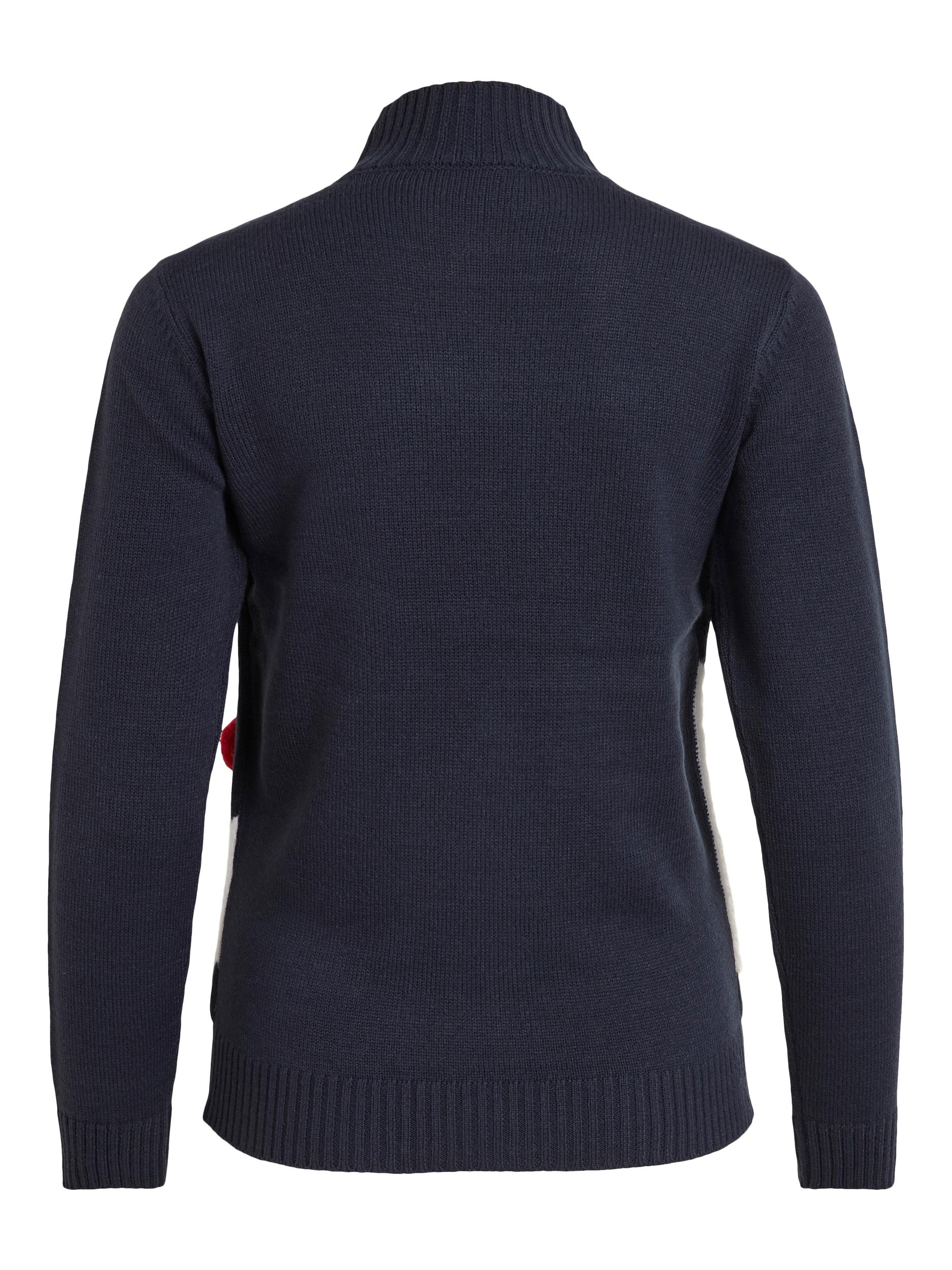 X1tvJ Odzież VILA Sweter Bua w kolorze Granatowym 