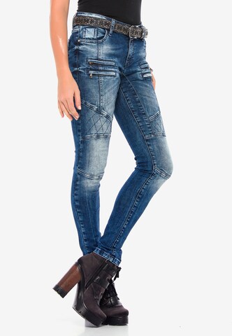 CIPO & BAXX Skinny Jeans 'Natty' in Blue
