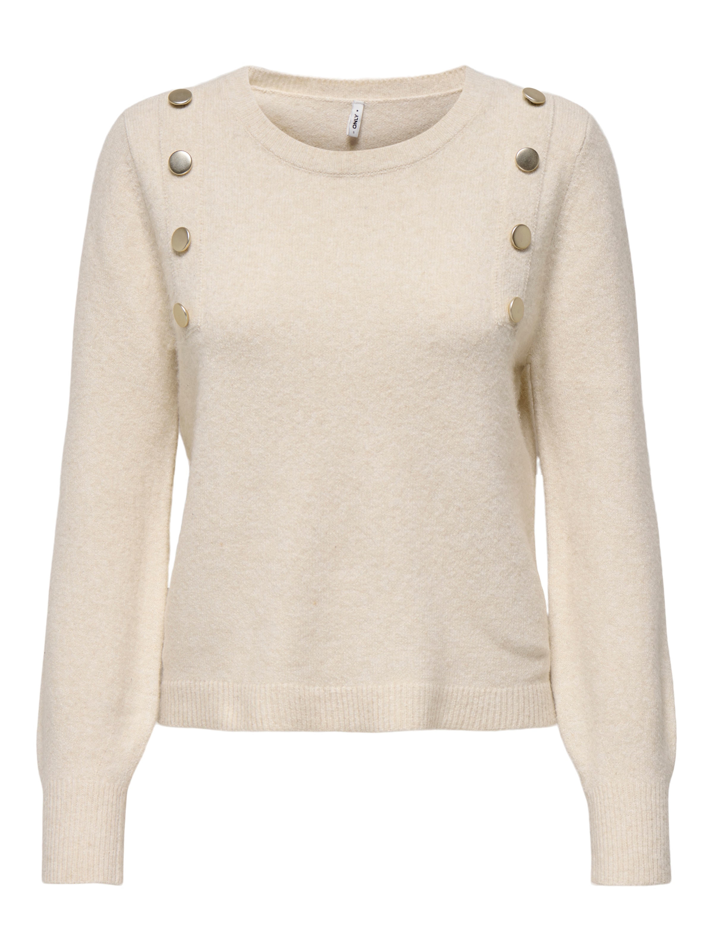 Pull-over 'ONLJeanett' ONLY en beige : devant