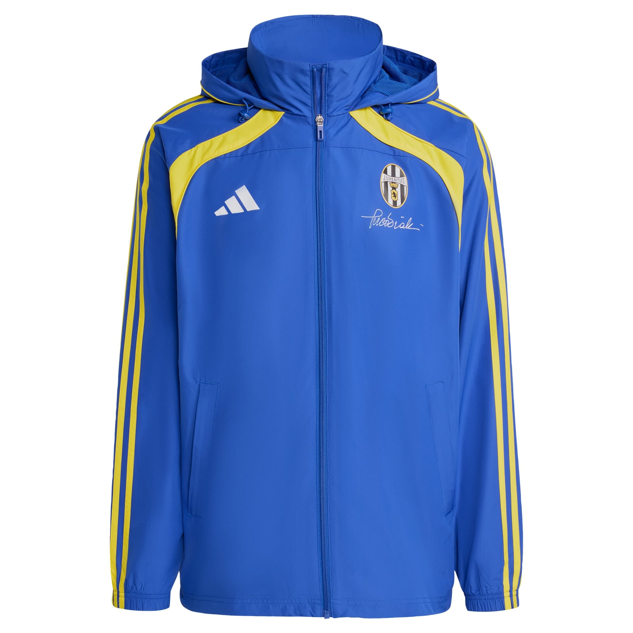 ADIDAS ORIGINALS Tussenjas 'Juventus Turin Vialli' in Blauw: voorkant