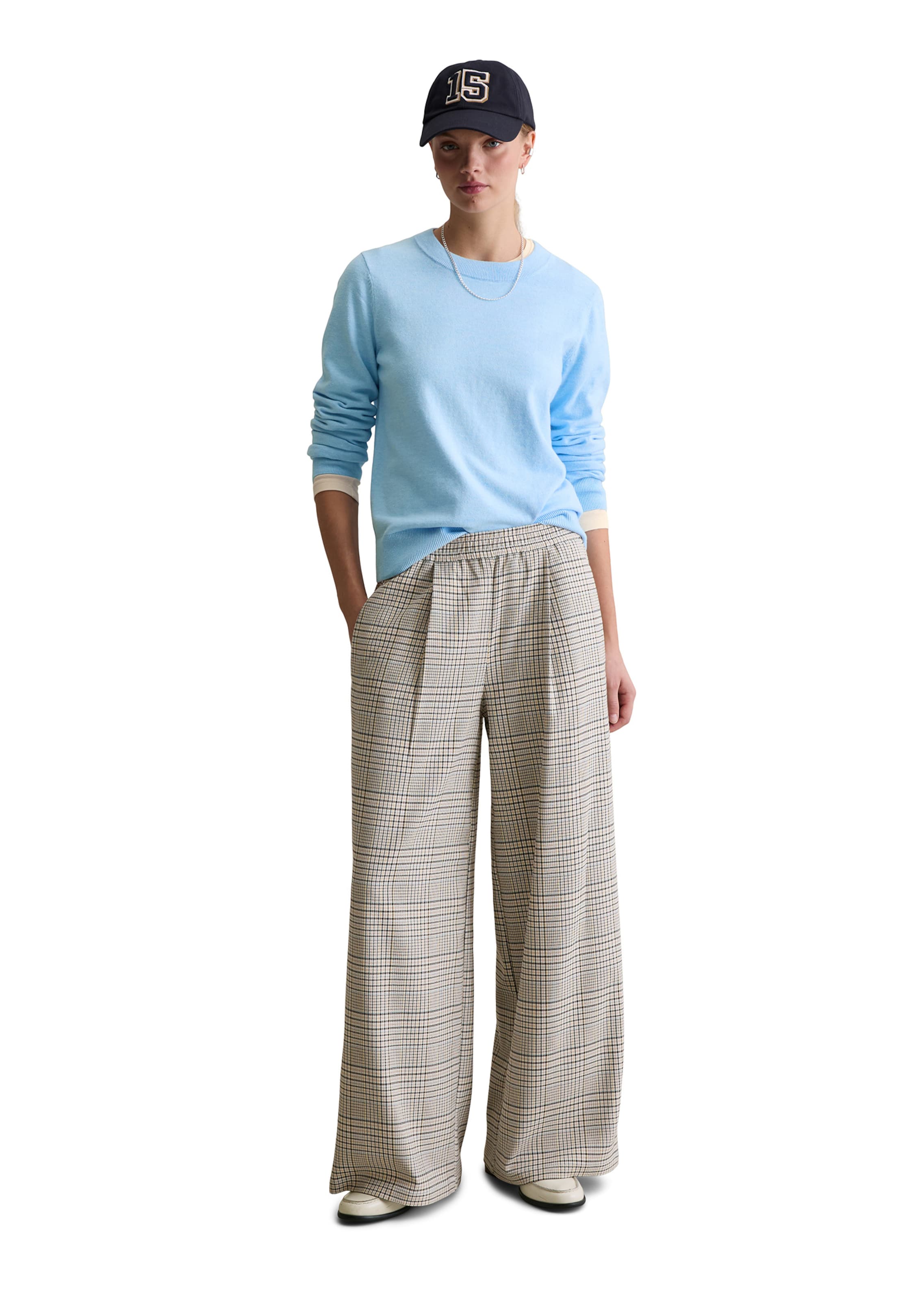 Loosefit Pantalon à pince Marc O'Polo DENIM en beige