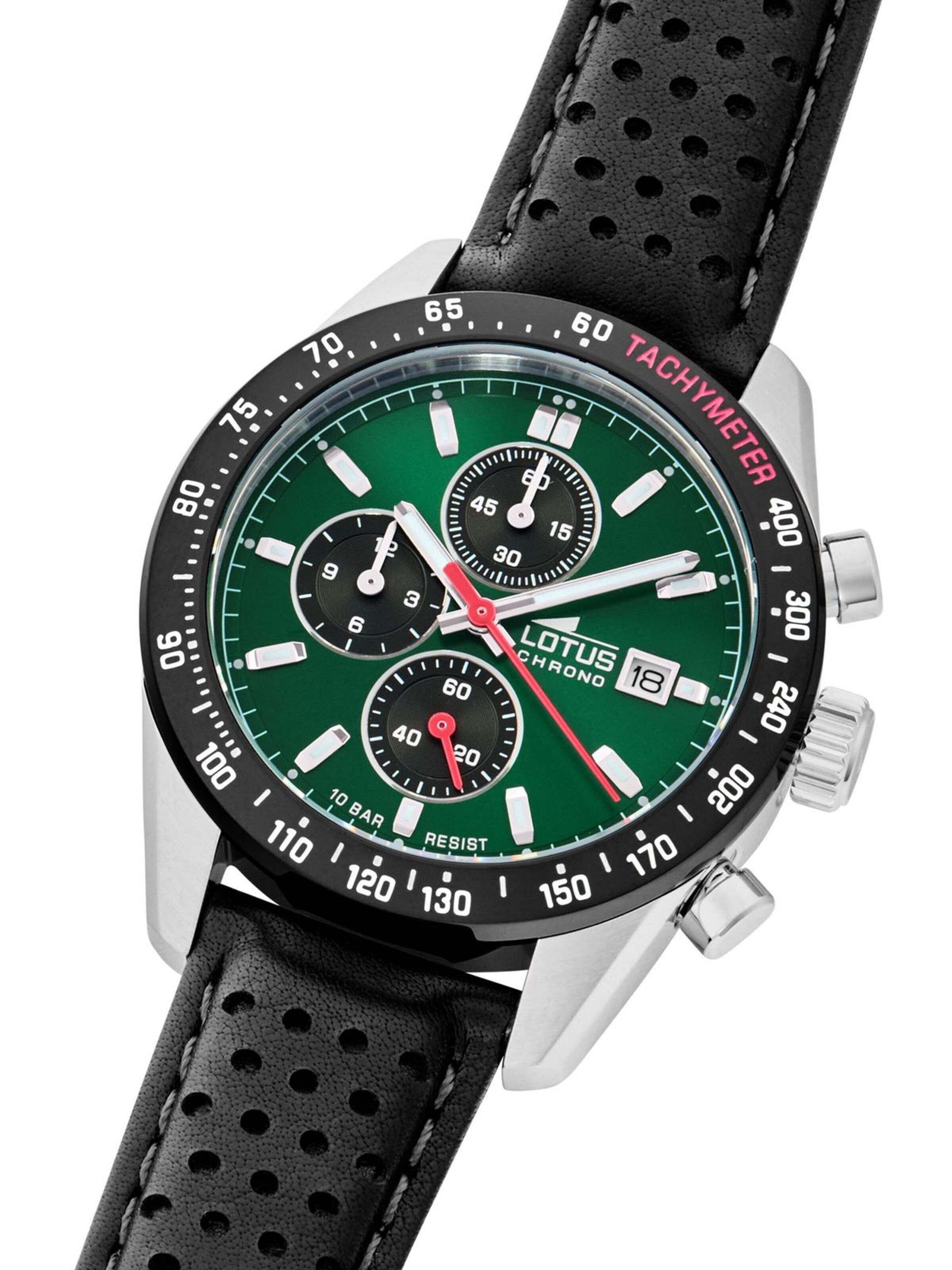 Lotus Analoog horloge 'Chronograph Chrono' in Groen