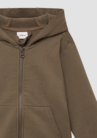 Veste de survêtement s.Oliver en marron