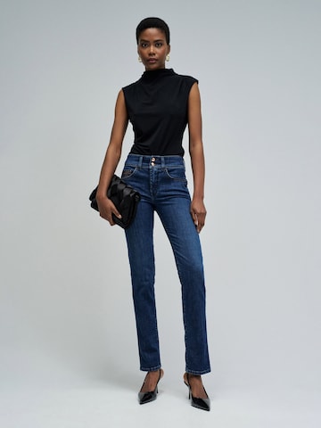 Skinny Jean 'Secret' Salsa Jeans en bleu