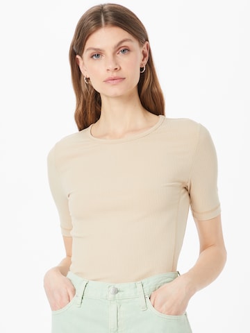 Calvin Klein Shirt in Beige: voorkant