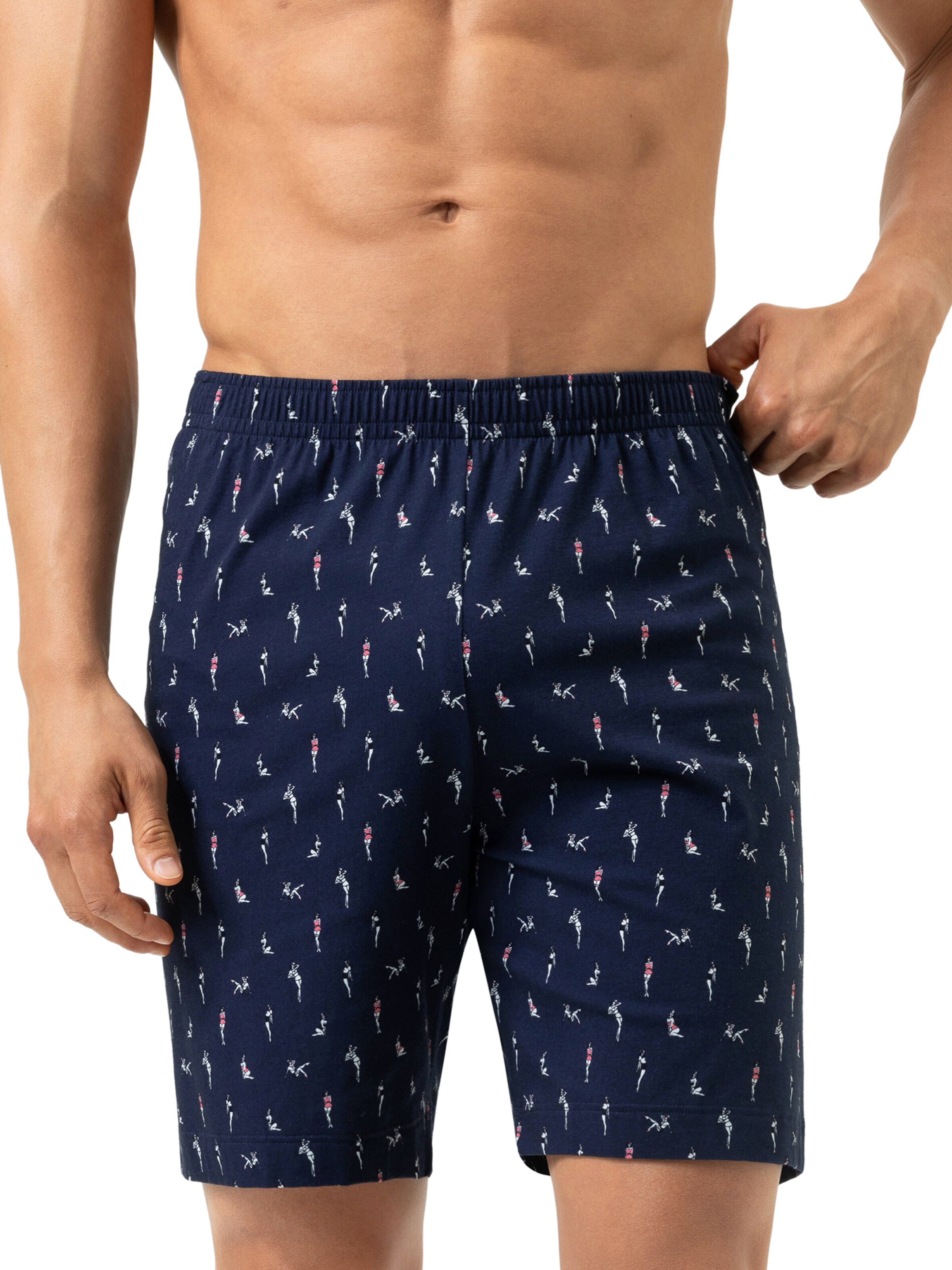 Mey Regular Trousers in Blue: front