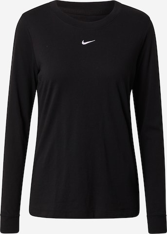 Nike Sportswear Shirt in Zwart: voorkant