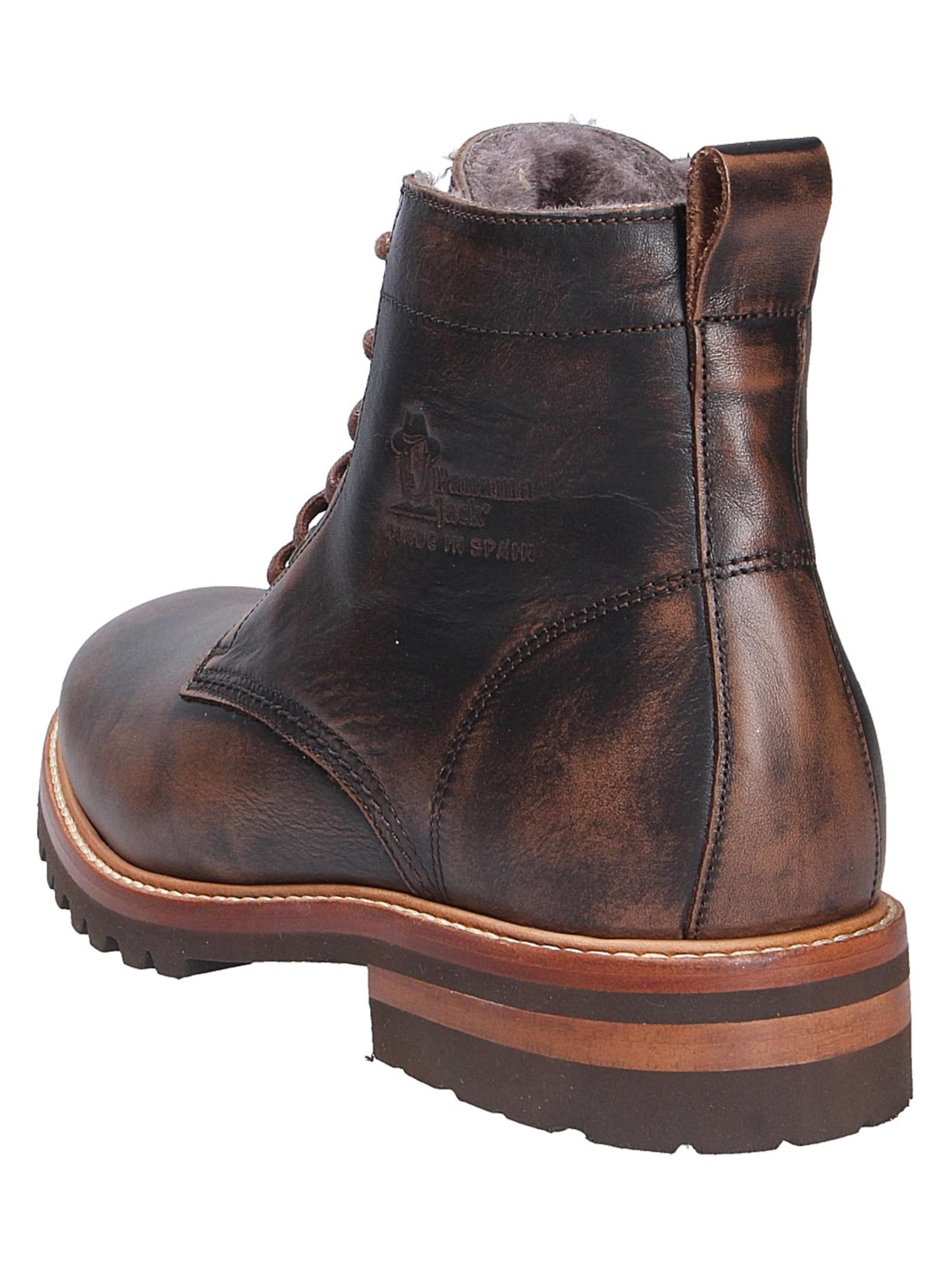 PANAMA JACK Lace-Up Boots 'EMERY IGLOO' in Brown