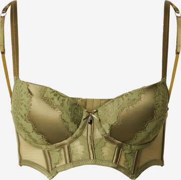 Reggiseno 'Amelie' di Hunkemöller in verde: frontale