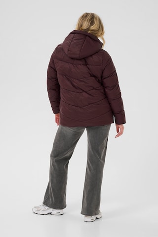 Veste d’hiver 'KCSusanna' KAFFE CURVE en marron