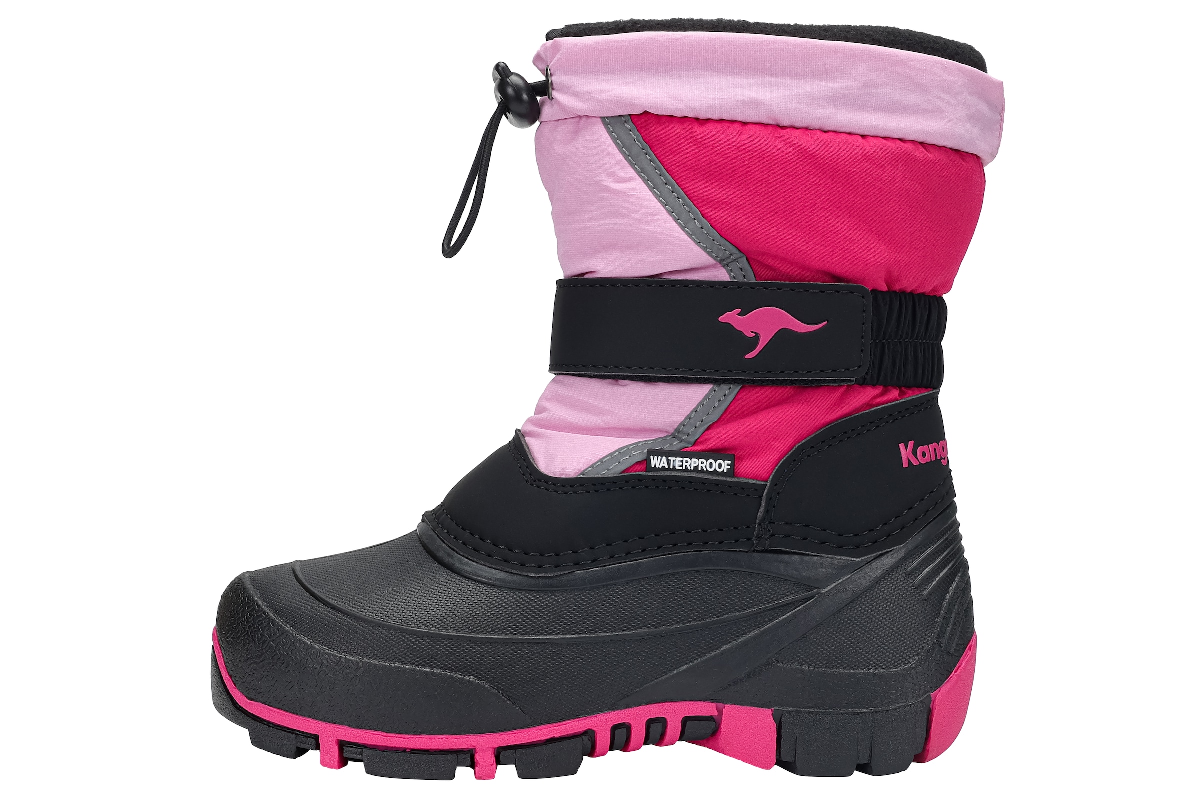 KangaROOS Snow Boots in Pink: front