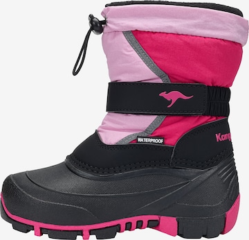KangaROOS Snow Boots in Pink: front