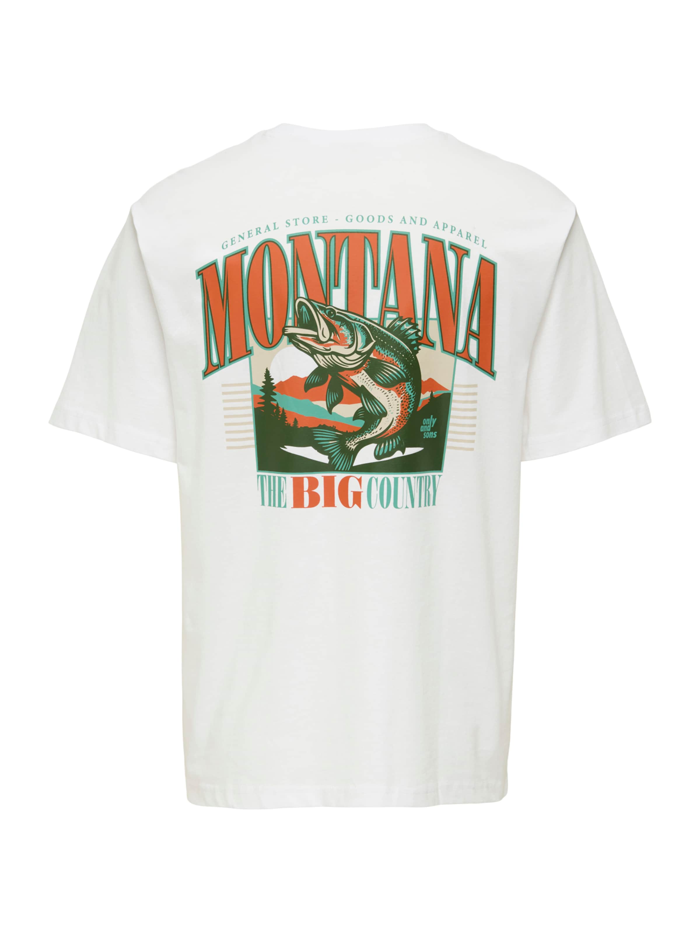 T-Shirt 'ONSSEB' Only & Sons en blanc