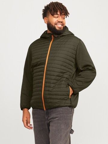 Jack & Jones Plus Overgangsjakke i grøn: forside