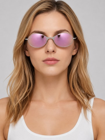 Lunettes de soleil 'Oval Sonnenbrillen Pemu' VEYREY en rose